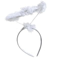 thumbnail image 6 of YTCAMLO 5PC Womens Angel Costume, Fashion Mini Dress with Back Ornament necklace gloves Headwear, Halloween Costumes for Party, 6 of 6