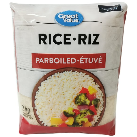 Great Value Parboiled Rice, 2 kg
