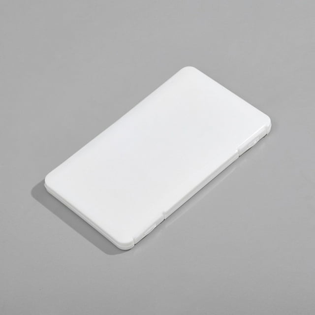 Box Rectangle Cases Portable Case Orderly Storage Buckle Design Clean Hygienic Colored Storage Bags For Travelling OfficeWhite 19x11cm
