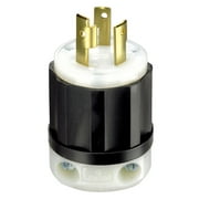 Leviton 061-2621 30 Amp 3W, 2P NEMA L6-30P Locking Plug