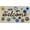 Blue-evil Eye, variant on Evil Eye Doormat Psychedelic Evil Eye Welcome Mat Low-Profile Non-Slip Throw Rug for Porch Front Door Floor Indoor Outdoor Entrance Decor Burlap 17 X 30 Inch