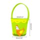 thumbnail image 4 of Cestas de Pascua con asa, bolsa de tela no tejida con diseño de huevos de caza, con patrón colorido pintado, 4 of 5