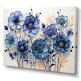 thumbnail image 2 of Designart "Blue beautying Cornflowers Pointillism I" Floral Canvas Wall Art, 2 of 5