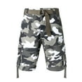 thumbnail image 2 of Hat and Beyond Men's Loose Fit Twill Multi Pocket Cargo Shorts with Belt, 2 of 4
