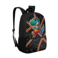 thumbnail image 2 of Uourmeti Independent Compartment Backpack for Shopping Travel, 17 Inchs Fashion School Backpack, Basketball Dinosaur Pattern, 2 of 6