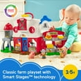 thumbnail image 4 of Fisher-Price Little People Caring for Animals Farm Playset Electronic Toddler Learning Toy, 4 of 9