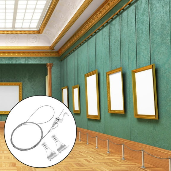 HOMEMAXS  Wire Mirror Hangers for The Wall Picture Hook Rope