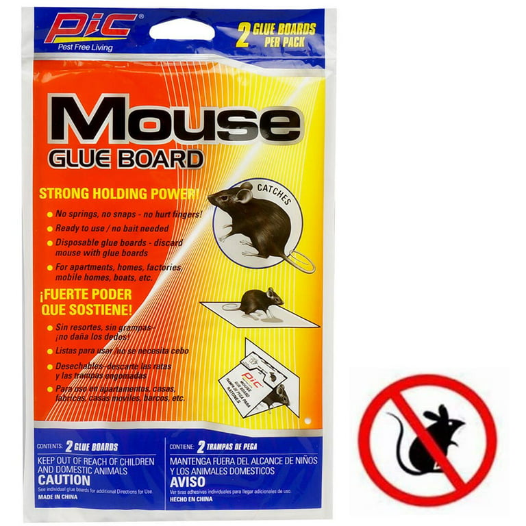 FixtureDisplays® 5PK Mouse Traps, Baited Rat, Mouse Glue Boards, Mouse