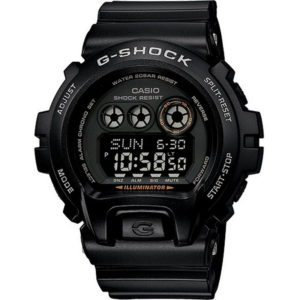 Casio GShock Mens GShock Illuminator Digital Resin Watch Black
