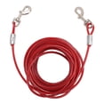 thumbnail image 2 of El Perro Del Alambre De Acero Ata La Correa Que Acampa Resistente A Las Mordeduras Del Cable Para Los Perros Pequeños, Medianos Y Grandes Al Aire Libre, 2 of 7