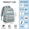 thumbnail image 6 of Trendy Geometric Shapes Texture Backpack - Functional Daypack for Students and Professionals, Secure Laptop Sleeve, Comfortable Carry, Awesome Gift, 6 of 6