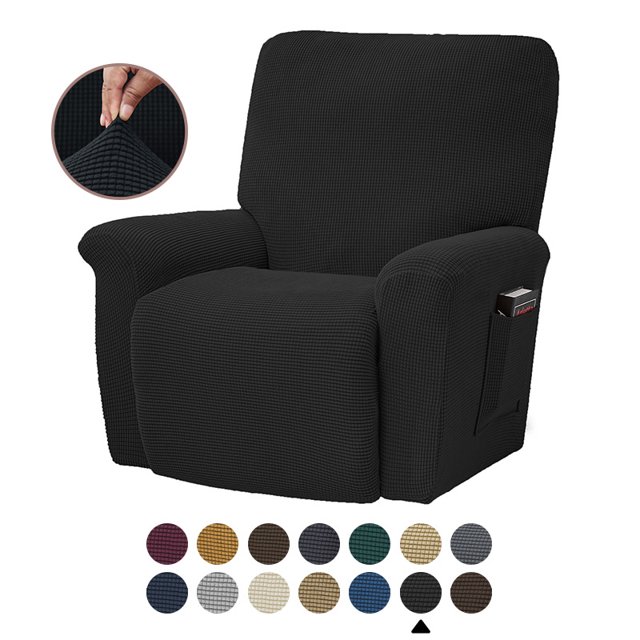 Housse de Fauteuil Inclinable Extensible Couverture Complète Couleur Unie pour LAZBOY Remplacement-Shorts