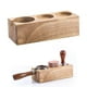 thumbnail image 2 of Soporte para prensador de café expreso manual, base para herramientas de barista, 2 orificios A Color madera 3 agujeros B, 2 of 9