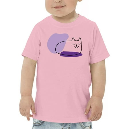 

Sleepy Kitten Lineart T-Shirt Toddler -Image by Shutterstock 2 Toddler