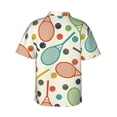 thumbnail image 3 of Daiia Racket and Tennis Ball Hawaiian Shirt for Men Gentle Cotton Regular Short Sleeve Casual-X-Large, 3 of 9