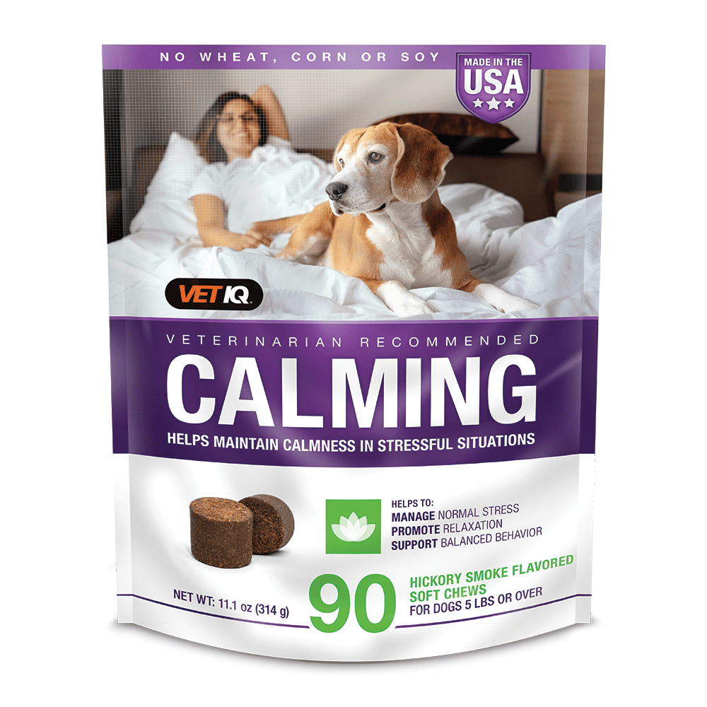 VetIQ Stress & Anxiety Calming Chews for Dogs, 90 Soft Chews Walmart