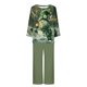 thumbnail image 4 of Puntoco Pijamas para mujer Conjunto de pijama con parte superior y pantalones casuales con estampado navideño para mujer, 4 of 4