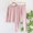 Pink, variant on Hrsba Womens Winter Warm Pajama Sets,Pajama Sets For Women 2 Piece Solid Color Long Sleeve Crew Neck Lightweight Top With Pants Loungewear