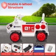thumbnail image 2 of Shininglove 6V Toddlers Electric Ride-on Toy Car with Radar Rocket Sound, Flash Lights, Music & USB, 2 of 7