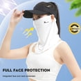thumbnail image 3 of Masque de Protection Solaire UPF50+ pour Femmes - Sensation de Fraîcheur Cache-Cou au G2O5, 3 of 8