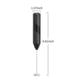 thumbnail image 2 of Electric Milk Frother Automatic Milk Foam Maker for Coffee Matcha Stainless Steel Whisk Beaters Foam Maker Egg Beater Mini Drink Mixer, 2 of 10