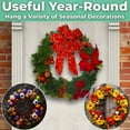 thumbnail image 5 of Eucatus Best Products & Gifts Clear Acrylic Wreath Hanger, 12", 5 of 6