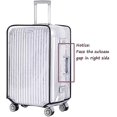 thumbnail image 2 of JFBUJC Clear Suitcase Cover Protectors, Luggage Cover For Wheeled Suitcase, 2 of 5