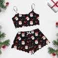 thumbnail image 5 of cocolona Womens Christmas Pajamas Print Cami Tops and Shorts Pajama Set Lightweight Comfy 2 Piece Lounge Outfits Sleepwear, 5 of 6