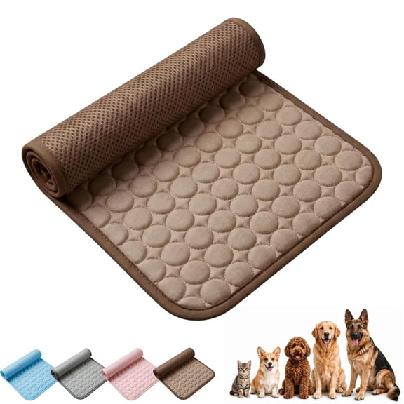 Selvela Cooling Mat for Cats, Double-Sided Breathable Summer Cool Pad for Pets