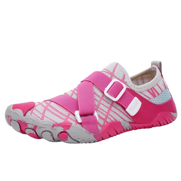 Womens Barefoot Water Shoes Quick Dry Non-Slip Aqua Socks for Beach Swim Pool Lightweight Hot Pink,Size 9