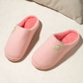 thumbnail image 6 of Zshosam Men's House Slippers Cozy Non-slip Home Shoes Warm Comfy Indoor Outdoor Unique Christmas Gifts(Light Pink,40), 6 of 8