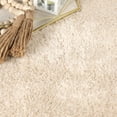 thumbnail image 6 of Superior California Shag Non-Slip Indoor Area Rug, 5' x 7', Ivory, 6 of 8