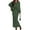 Army Green, variant on PRETTYGARDEN Women's Fall Long Sleeve Midi Dress Casual Elegant Ruffle Flowy A Line Swing Cocktail Party Dresse