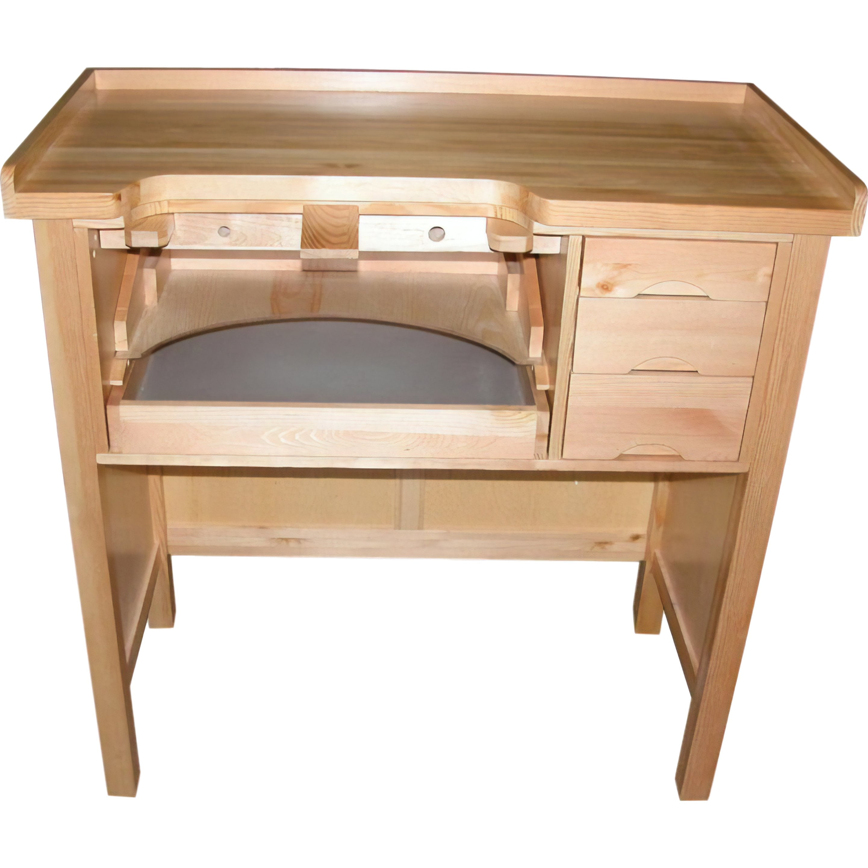 Grobet USA Jewelers' Deluxe Workbench with Three Drawers - 13.049 - Light  Tool Supply