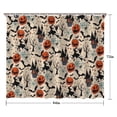 thumbnail image 5 of Classic Halloween Pattern Shower Curtain 84"x72" ,Bathroom Decorative Shower Curtains Set with 12 Hooks,Modern Waterproof Washable Shower Curtain, 5 of 6