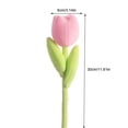 thumbnail image 3 of Kiddiway Artificial Tulip Plush Flower Bouquet - Felt Flowers with Wire Stem, Home Decor Gift for Women, Cute Plushies Centerpiece,O, 3 of 3
