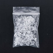 Fiaya Women Invisible Plastic Earrings, Clear Earrings, 25 Pairs Of Clear Plastic Post Earrings and Earring Backs Silicone
