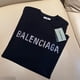 thumbnail image 1 of balenciaga nuevo diamante camiseta hombre y mujer algodón suelto manga cortapangjing, 1 of 4