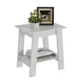 thumbnail image 1 of 2-Tier End Table, Side Table with Storage Shelf, Sofa Table Nightstand for Entryway, Farmhouse, Living Room, Easy Assembly, 1 of 8