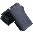 thumbnail image 4 of 80 Pcs Black Plastic Rectangular Blanking End Caps Inserts 20mm X 40mm, 4 of 7