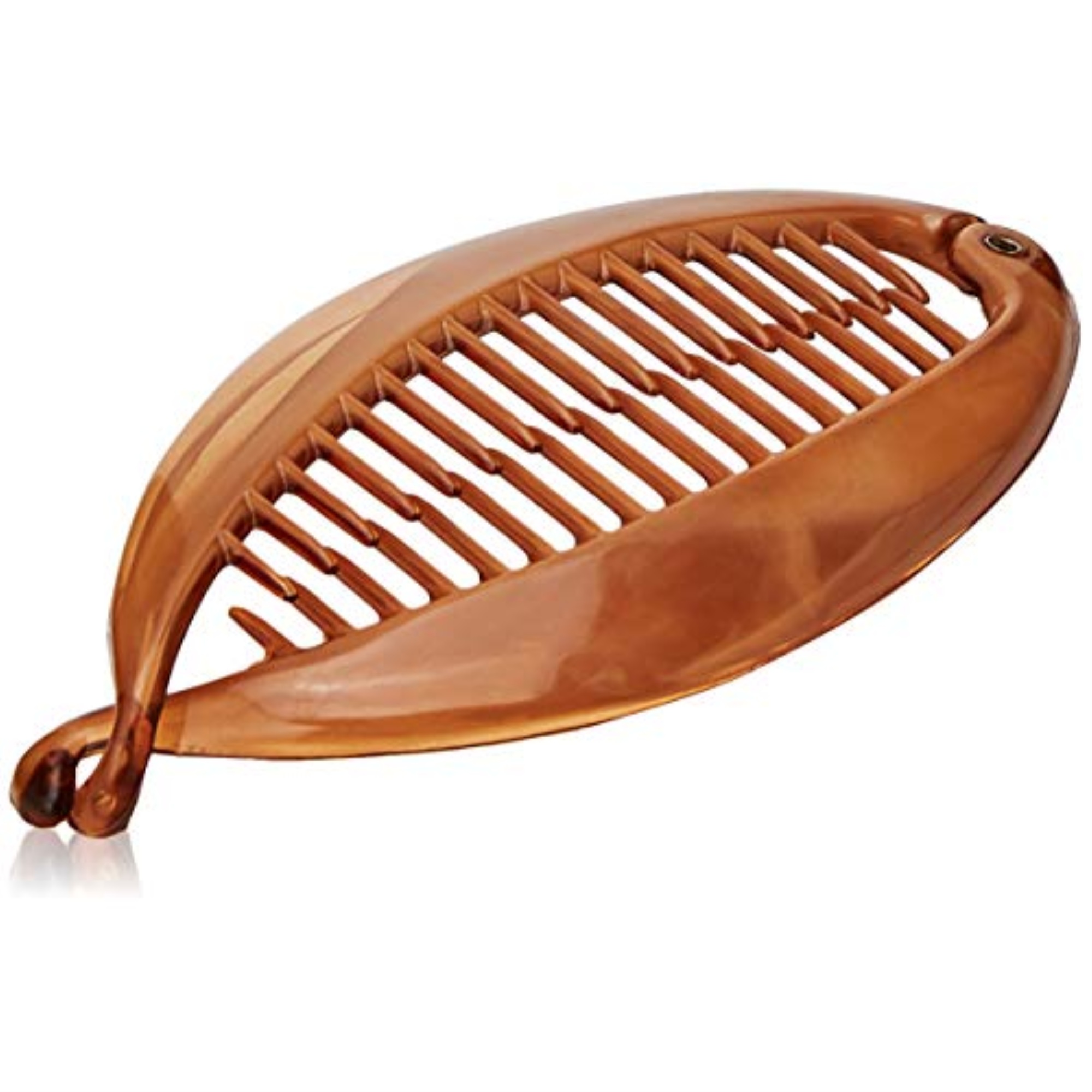 Caravan Medium Banana Clip in 2 Tone Cream Plus