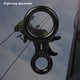 thumbnail image 2 of Toystoory Descensor de escalada Cuesta abajo Acampar al aire libre Rappel Rescate Ocho anillos Cuerda Rigging Slow Down Protector Negro Type2 NO2 Toystoory  OD020413-01, 2 of 6