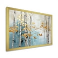 thumbnail image 2 of Designart "Zen Moment With Blue And Gold Bamboo VII" Bamboo Picture Framed Canvas Art Print, 2 of 5