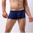 thumbnail image 4 of Mens Underwear Fashionable Boxer Pants Ice Silk Seamless Breathable Comfortable Underwear, 4 of 7