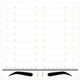 thumbnail image 3 of 10Pcs Eyebrow Ruler Stencil Multi Color Tattooing Assistance Beauty Salon Use, 3 of 9