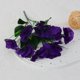 thumbnail image 1 of XmhyTop paquetes de flores artificiales de pensamiento, 13 pulgadas, resistentes a los rayos UV, para exteriores, pequeñas margaritas silvestres falsas - Púrpura oscuro, 1 of 4