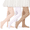 3-Pack White+Nude+Light Pink, variant on 2 Pairs Ultra Soft Toddler Ballet Tights Opaque Foot Hollow Dance Tights for Girls Transition Tight Leggings Hollow Nude 6-9 years