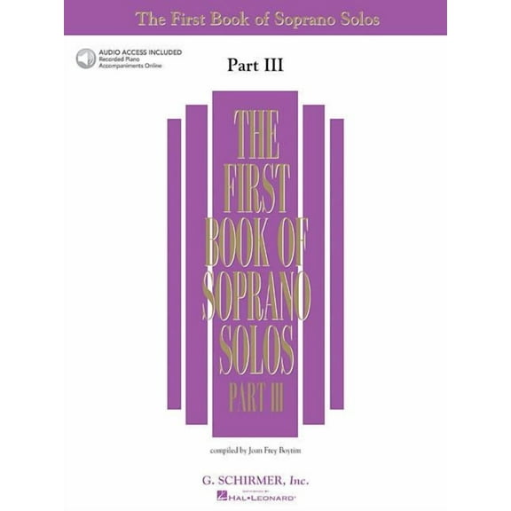 First Book of Soprano Solos: The First Book of Soprano Solos - Part III (Other)