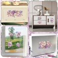 thumbnail image 5 of 3PCS Rub On Transfer Stickers, Purple Dreamy Flowers Transfer Decals for Furniture Refrigerator Cabinet Scrapbook Window, 15 * 30cm, 5 of 5