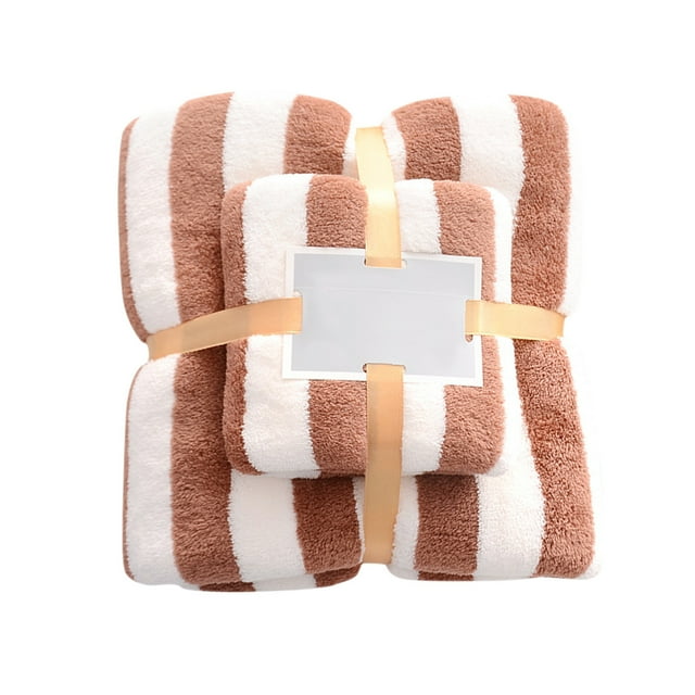Hearth & Gear High-Density Coral Towel And Bath Towel Two-In-One Set Soft And Absorben Mind on Design Towels Bath Wash Cloth Small Hand Towels for Bathroom 6x6 Nice Bathroom Towels Pattern Bath Towels